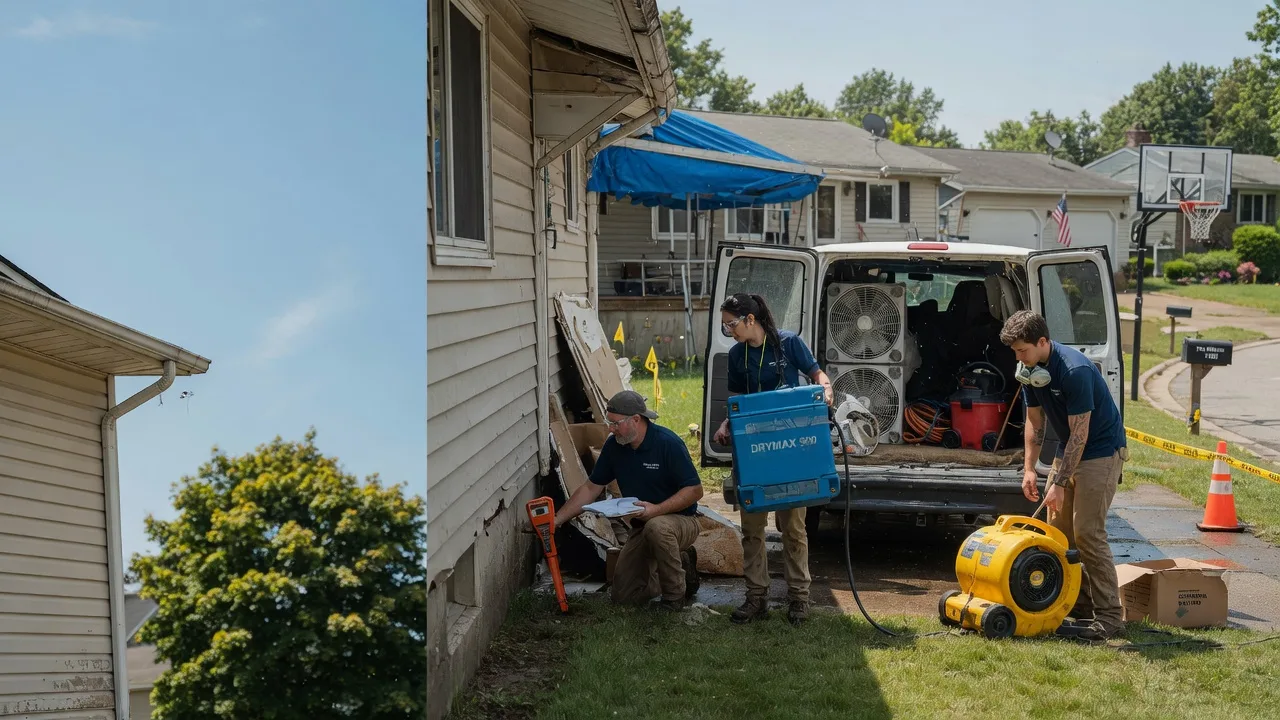 Ceiling Leak Cleanup in Tinley Park, IL near me